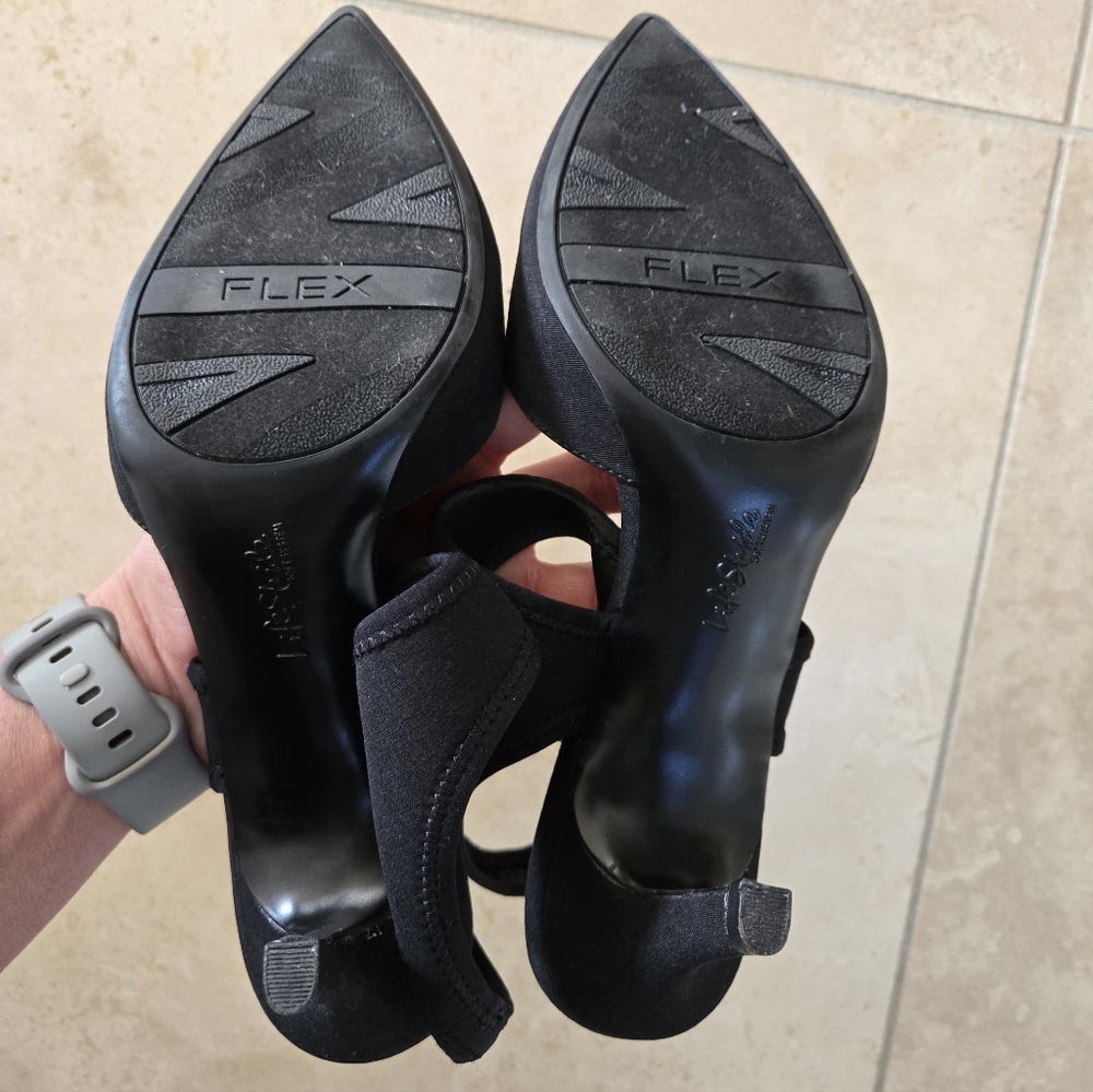 ✨️LIKE NEW✨️ LifeStride Elegant Black Pointed Toe Heels - Picture 5 of 10